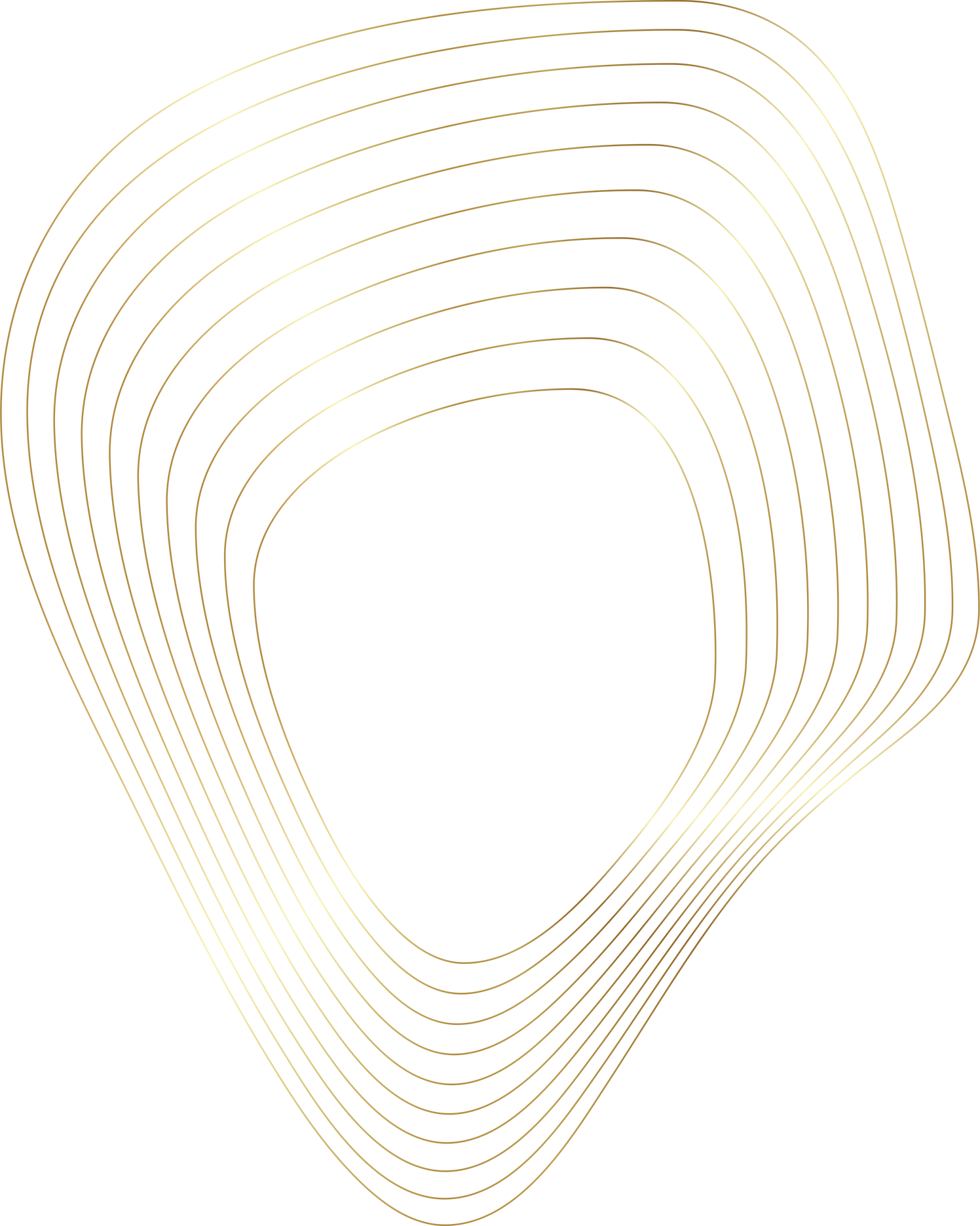Gold liquid geometric shapes. Graphic elements